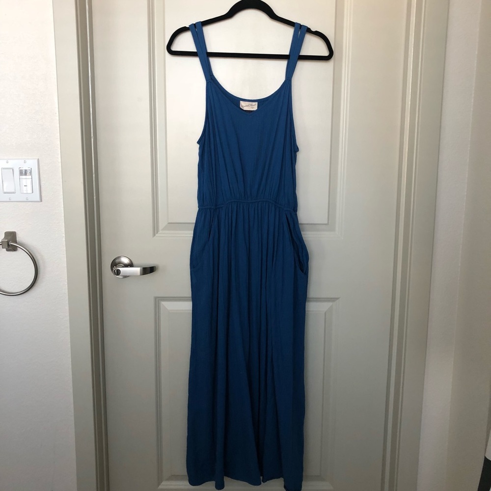 Strappy Midi Dress with Pockets